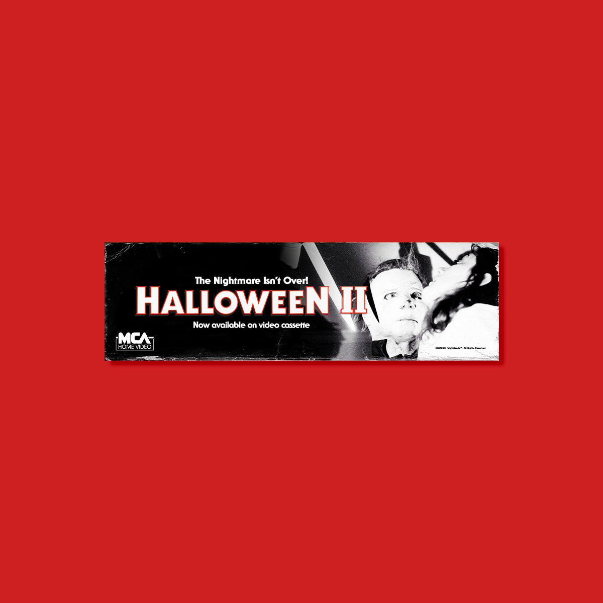 HALLOWEEN II (BUMPER STICKER)